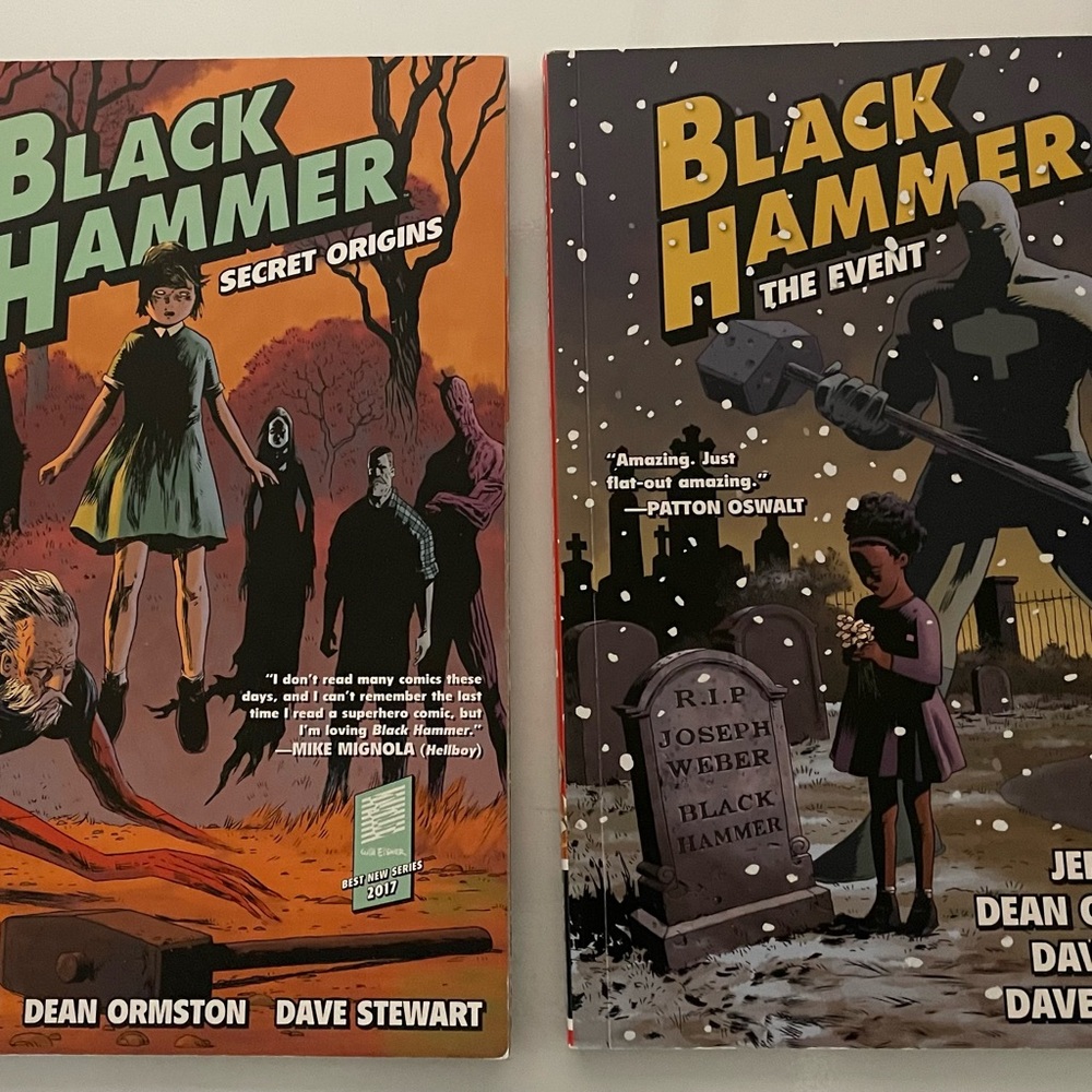 2 Dark Horse Comics - Black Hammer Series Books 1 & 2